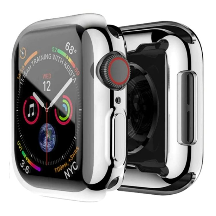 Apple watch cover sølv